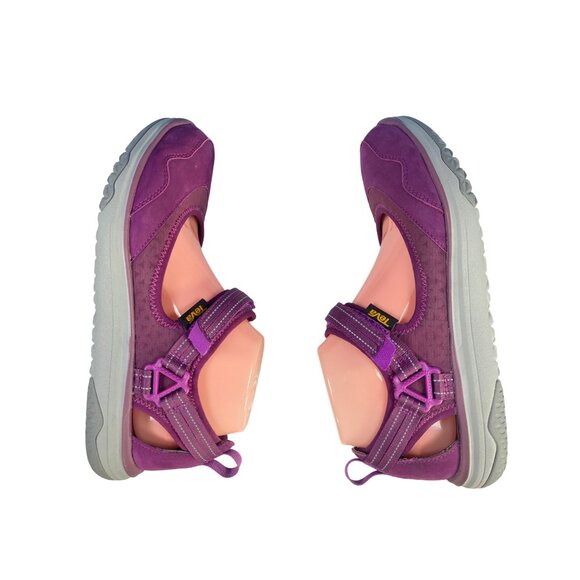 NEW Teva Terra-Float Leather Waterproof Shoes Sneakers Mary Jane W's 10 Purple - Picture 13 of 14